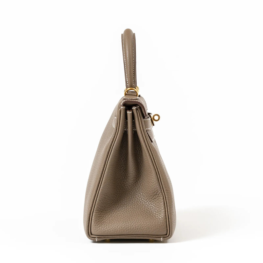 Hermès Kelly 28 Retourne Etoupe Togo Gold Hardware