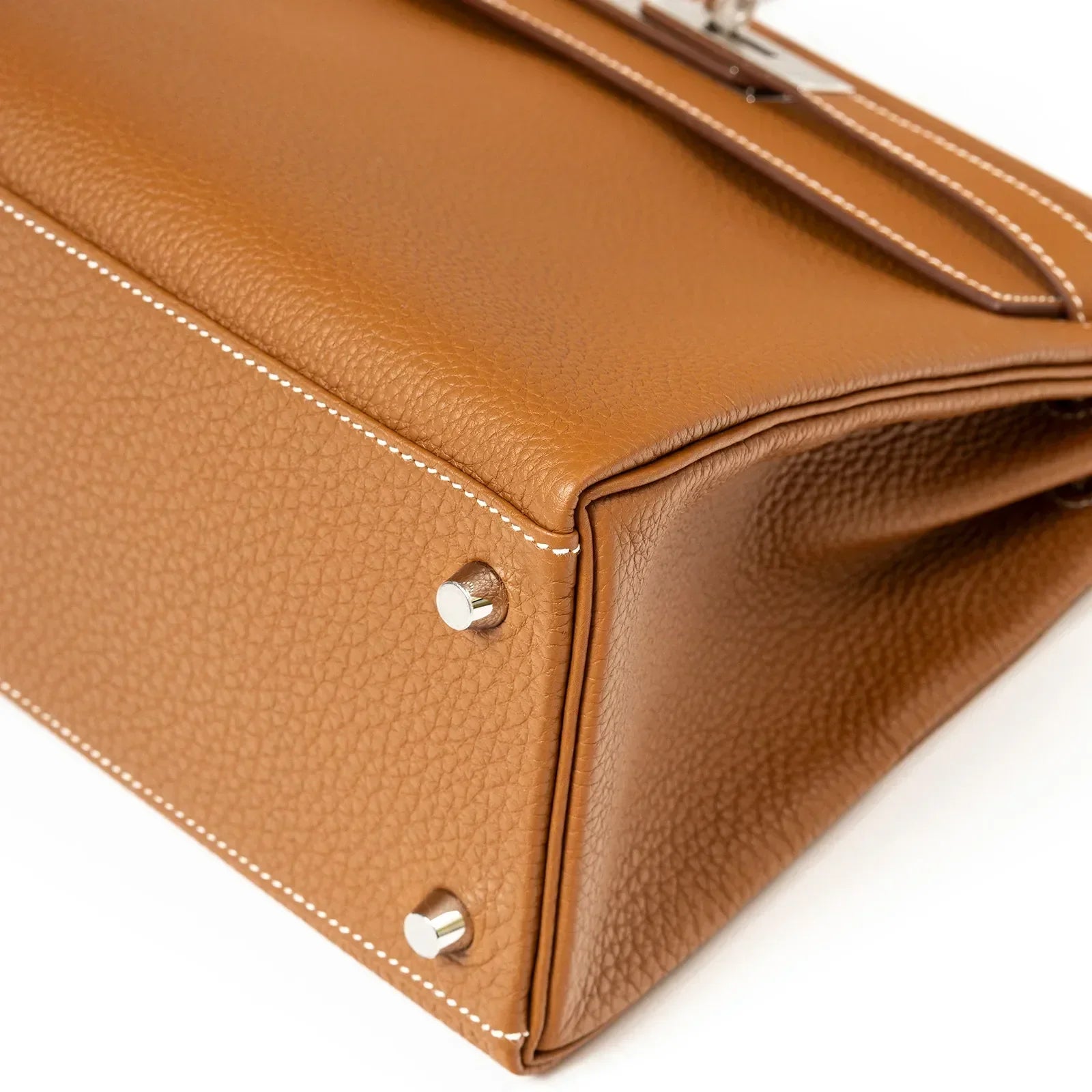 Hermès Kelly 28 Retourne Gold Togo Palladium Hardware