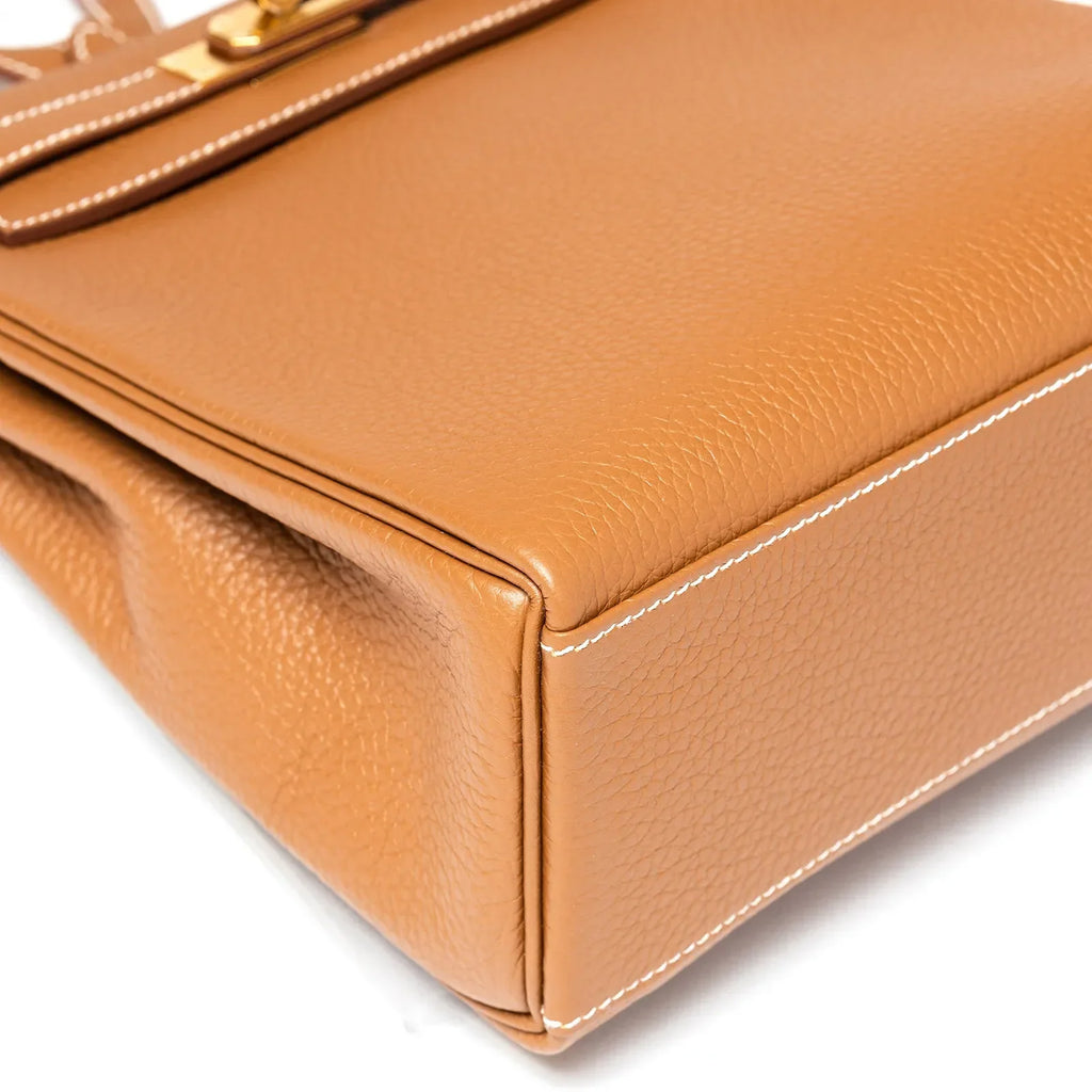 Hermès Kelly Ado Backpack Gold Clemence Gold Hardware