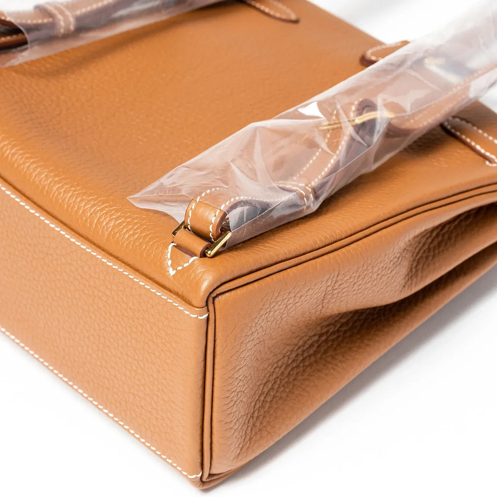 Hermès Kelly Ado Backpack Gold Clemence Gold Hardware