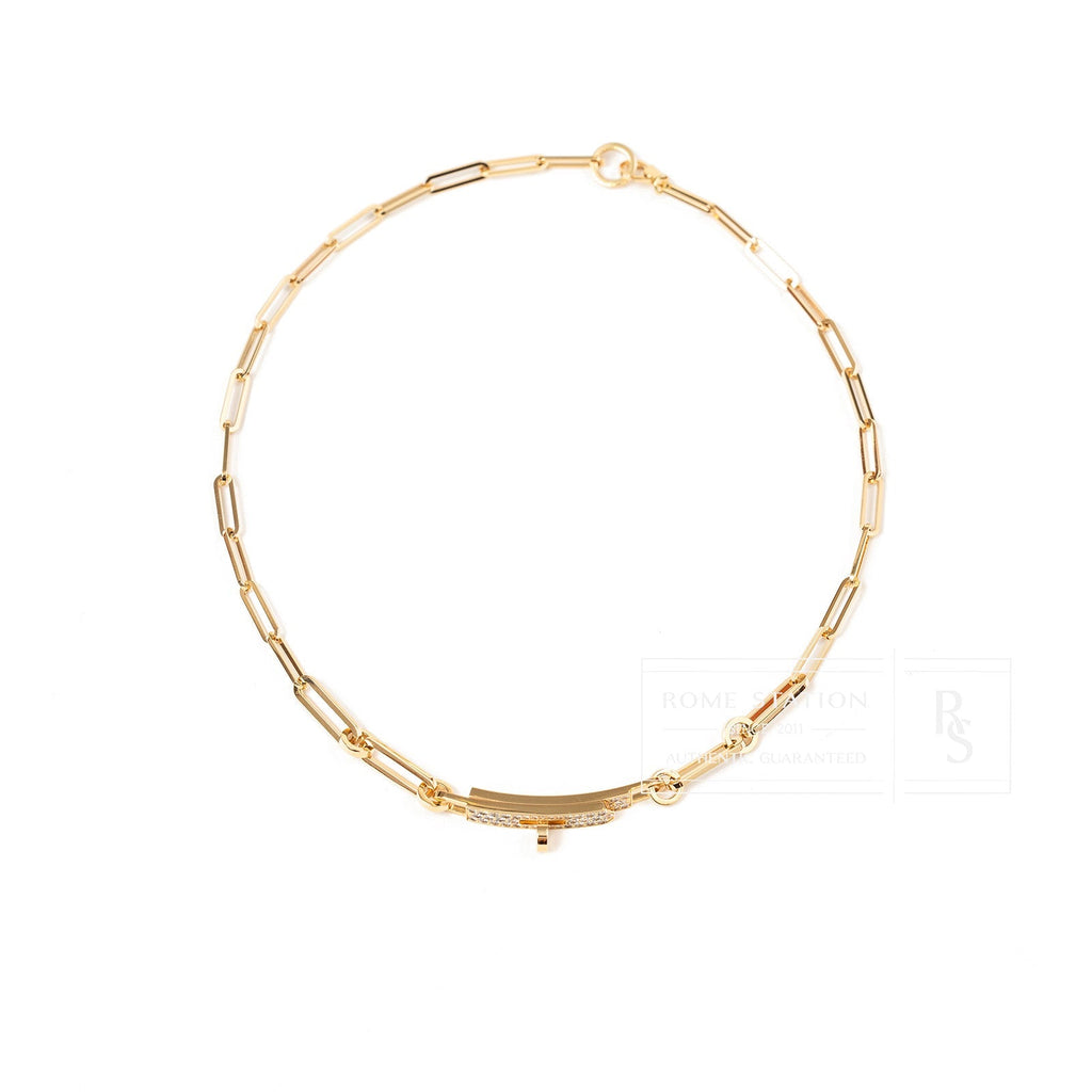 Hermès Kelly Chaine Bracelet/Necklace Yellow Gold Au750