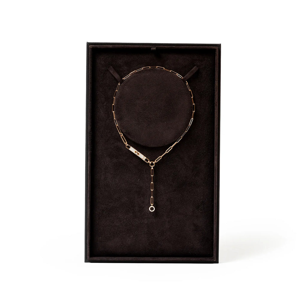 Hermès Kelly Chaine Necklace Rose Gold