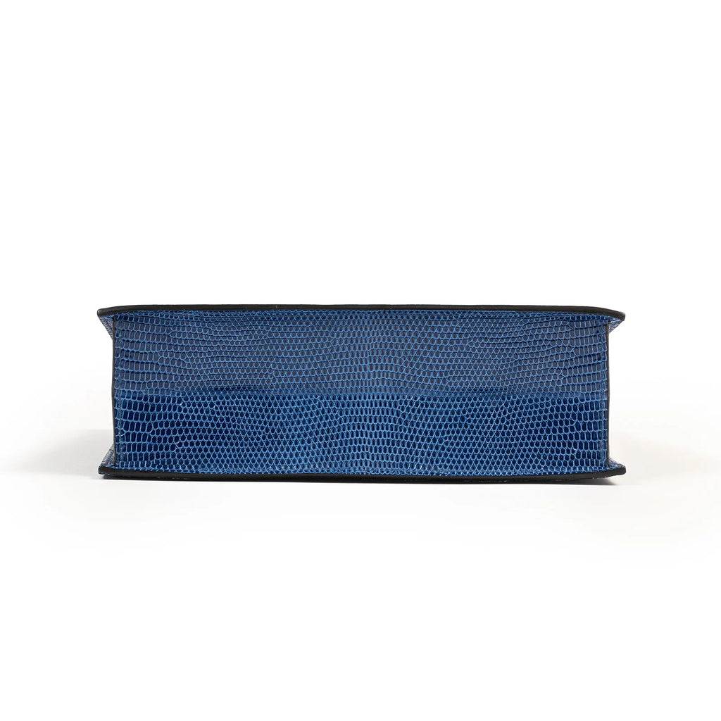 Hermès Kelly Danse Blue Saphir Lizard Varanus Niloticus Gold Hardware
