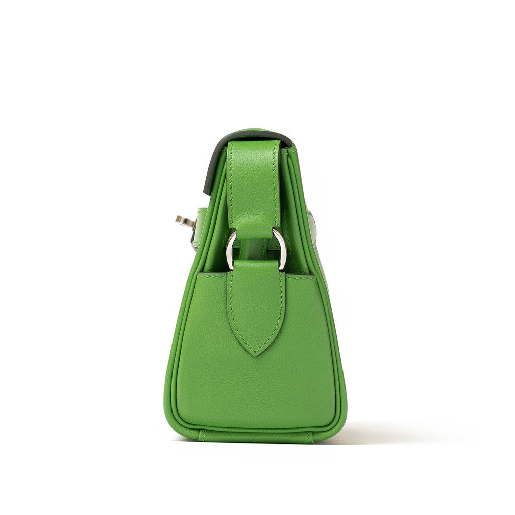 Hermès Kelly Messenger PM Vert Yucca Evercolor Palladium Hardware
