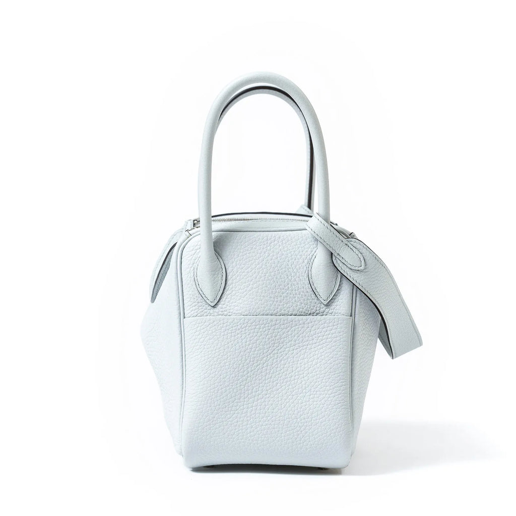 Hermès Lindy 26 Blue Pale Clemence Palladium Hardware