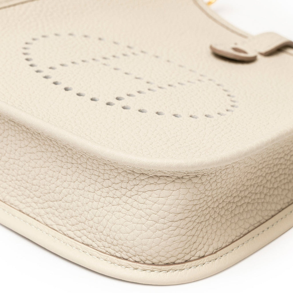 Hermès Mini Evelyne Beton Clemence Gold Hardware