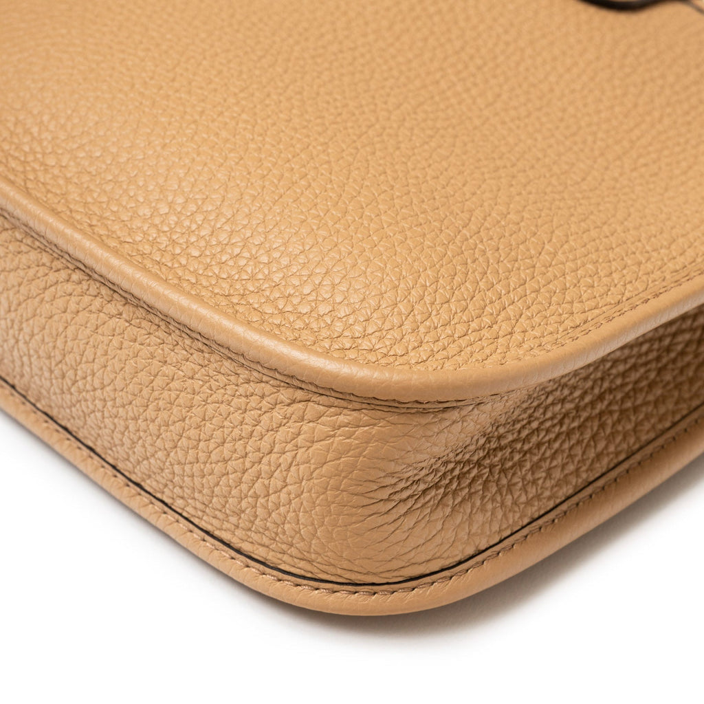 Hermès Mini Evelyne Chai Clemence Gold Hardware