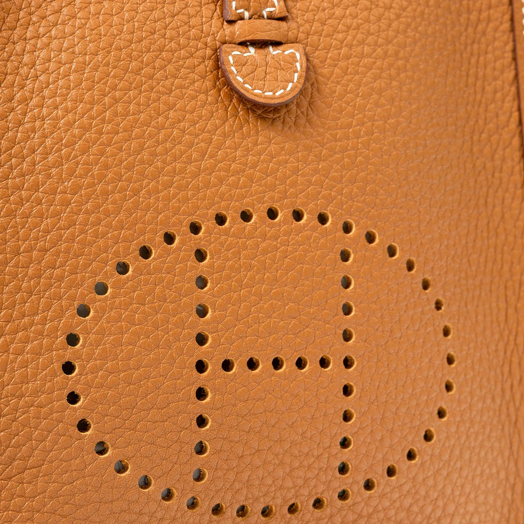 Hermès Mini Evelyne Gold Clemence Palladium Hardware