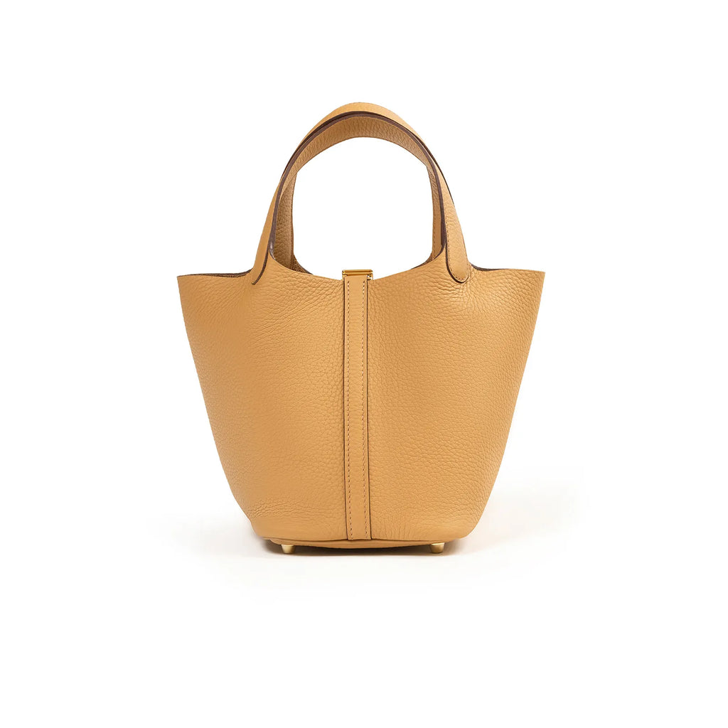 Hermès Picotin 18 0M Chai Clemence Gold Hardware