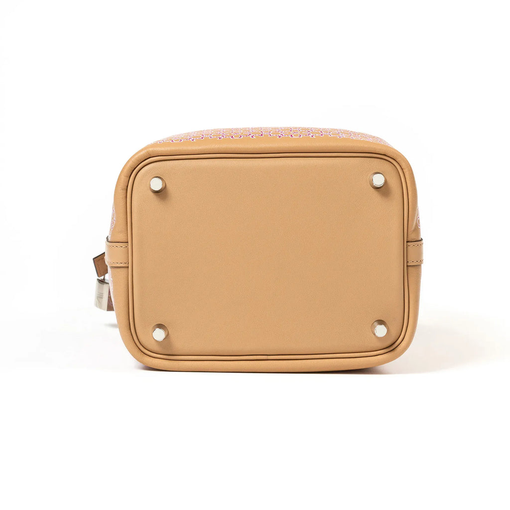 Hermès Picotin 18 Daisy Chai/Rose/Blanc Swift Palladium Hardware