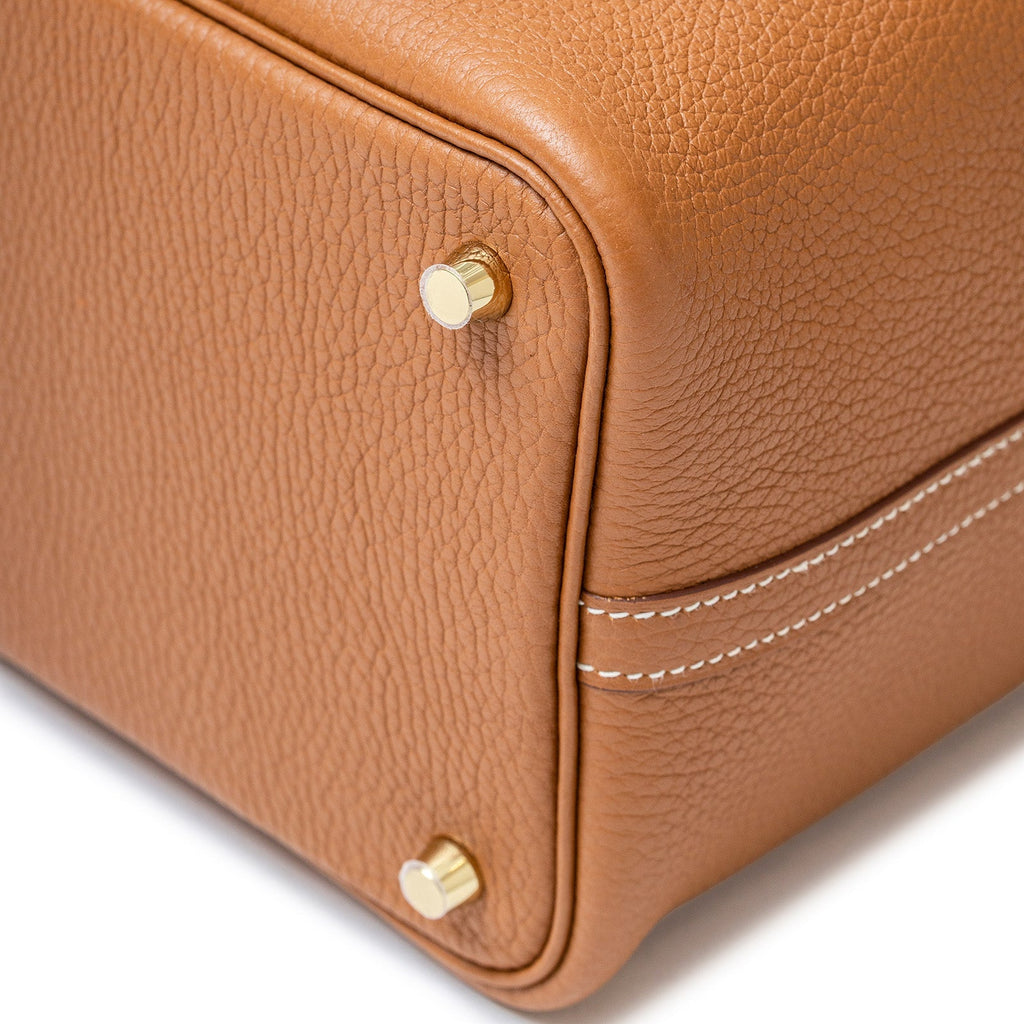 Hermès Picotin 18 Gold Clemence Gold Hardware