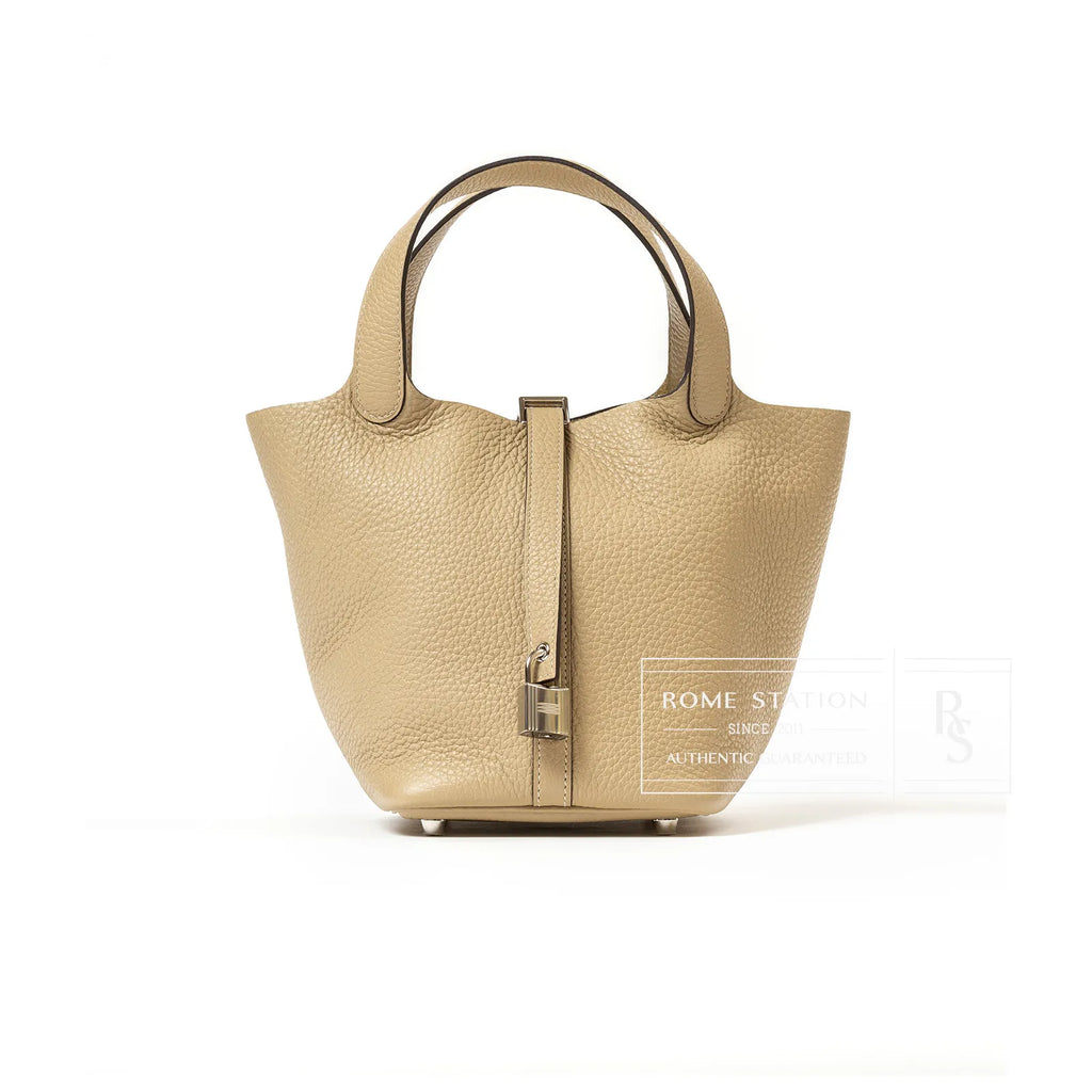 Hermès Picotin 18 Trench Clemence Palladium Hardware