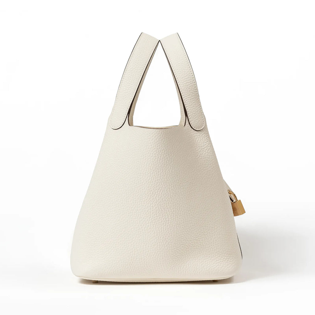 Hermès Picotin 22 Beton Clemence Gold Hardware