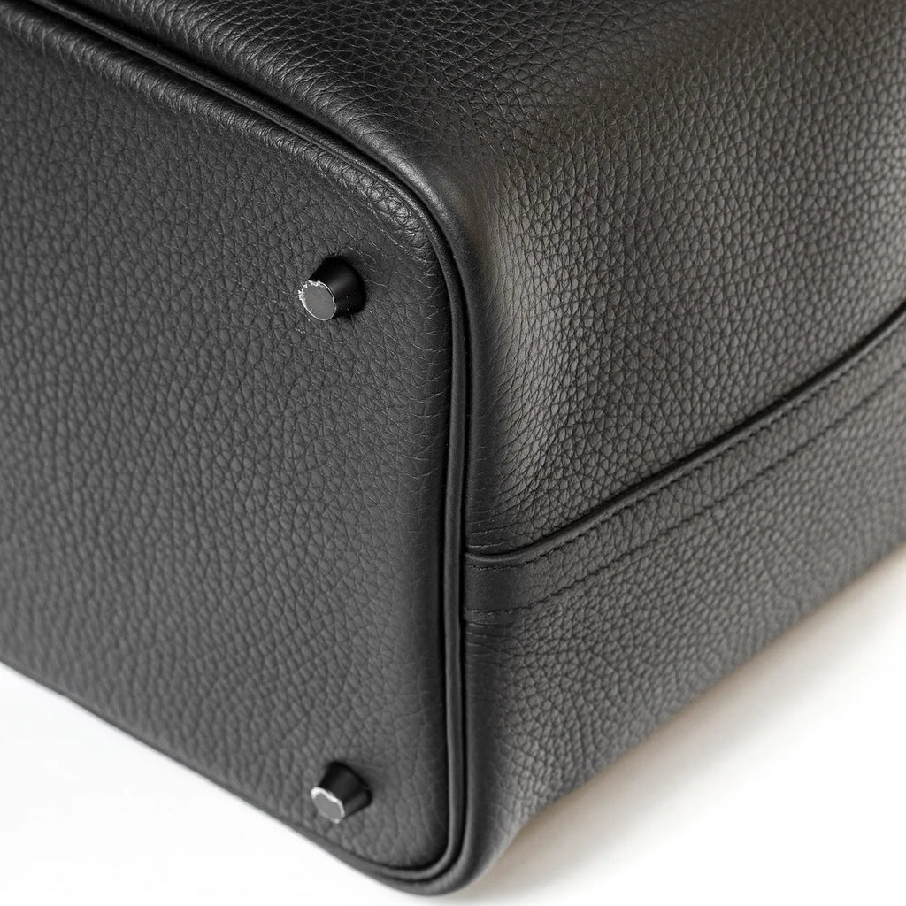 Hermès Picotin 22 So Black Clemence Black Hardware