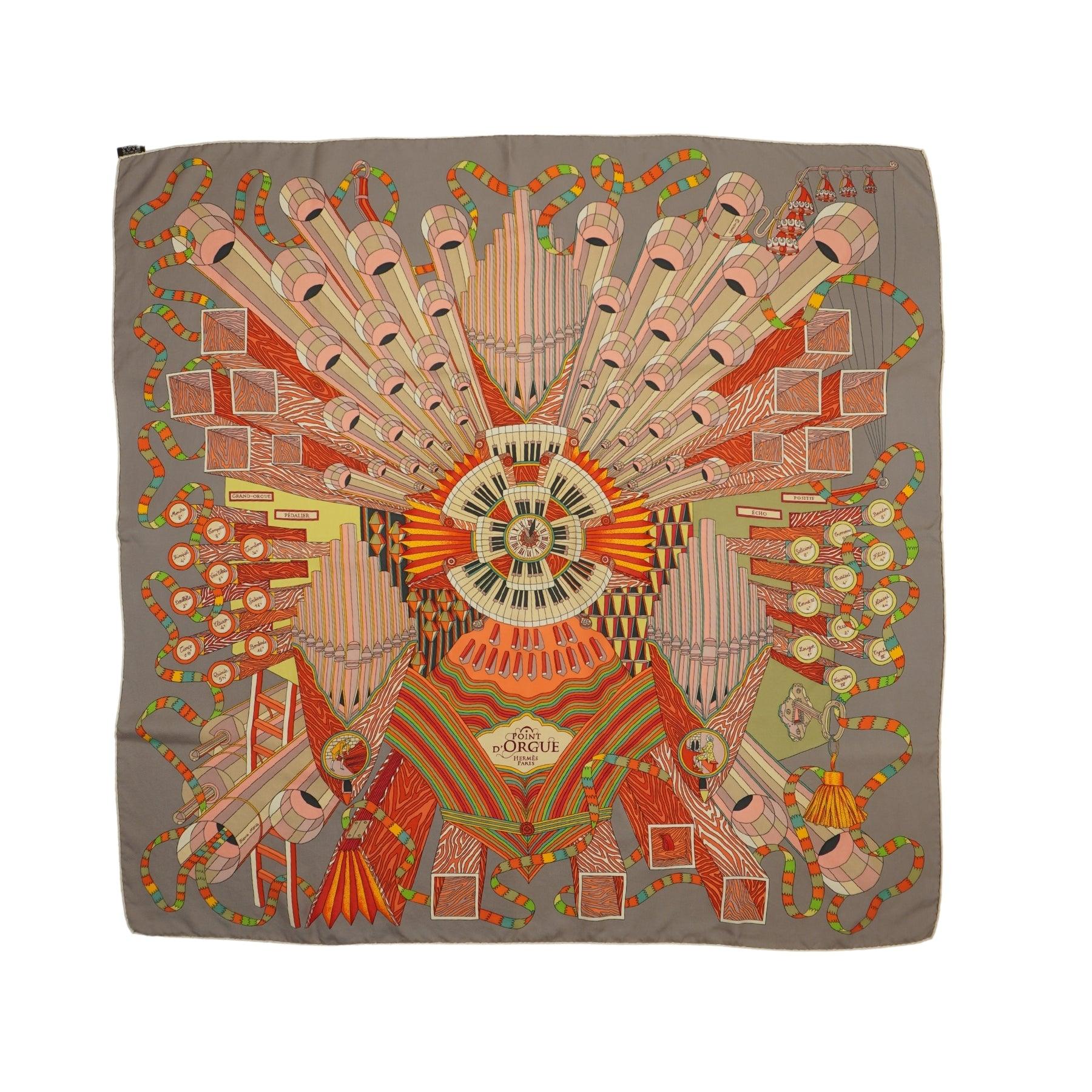 Hermes 'Point D'Orgue' Scarf
