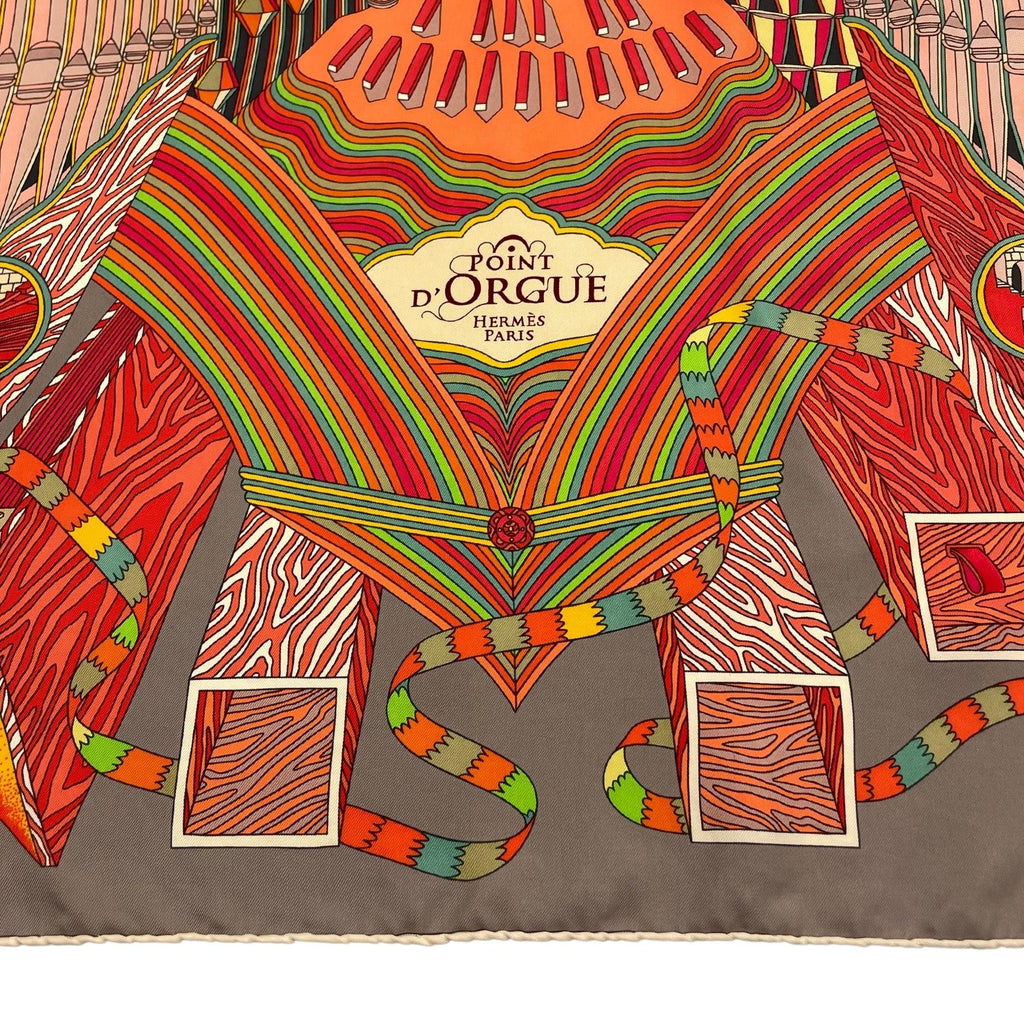 Hermes 'Point D'Orgue' Scarf