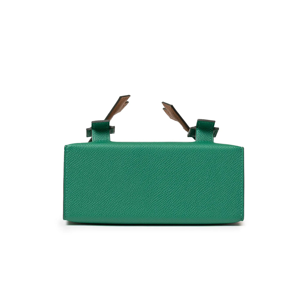 Hermès Kelly Dole Picto Vertigo /Gold/Zanzibar/Misty Epsom Palladium Hardware