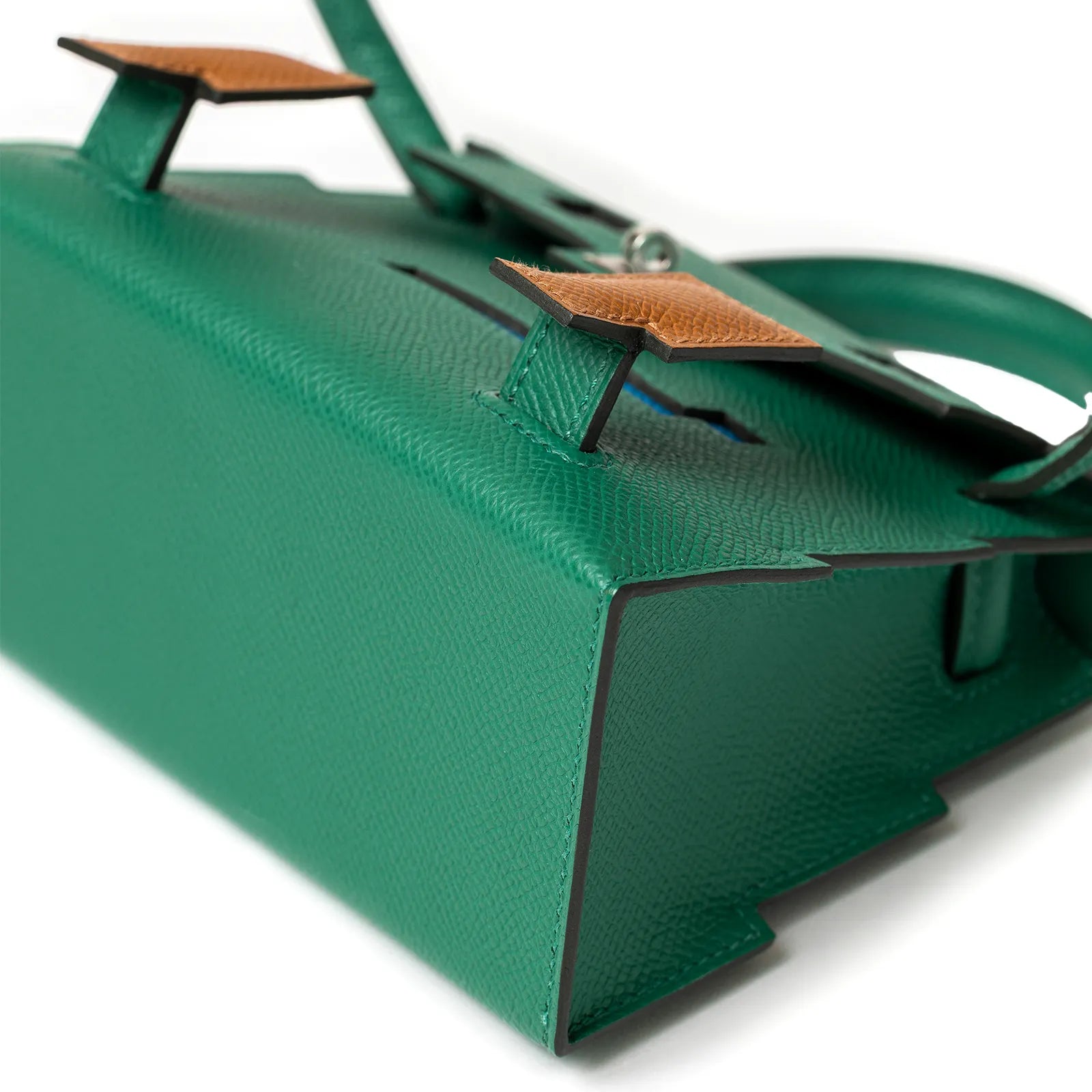 Hermès Kelly Dole Picto Vertigo /Gold/Zanzibar/Misty Epsom Palladium Hardware