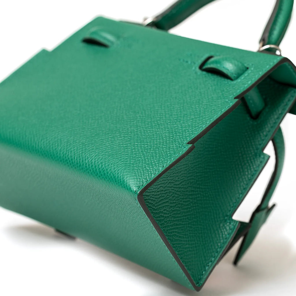 Hermès Kelly Dole Picto Vertigo /Gold/Zanzibar/Misty Epsom Palladium Hardware