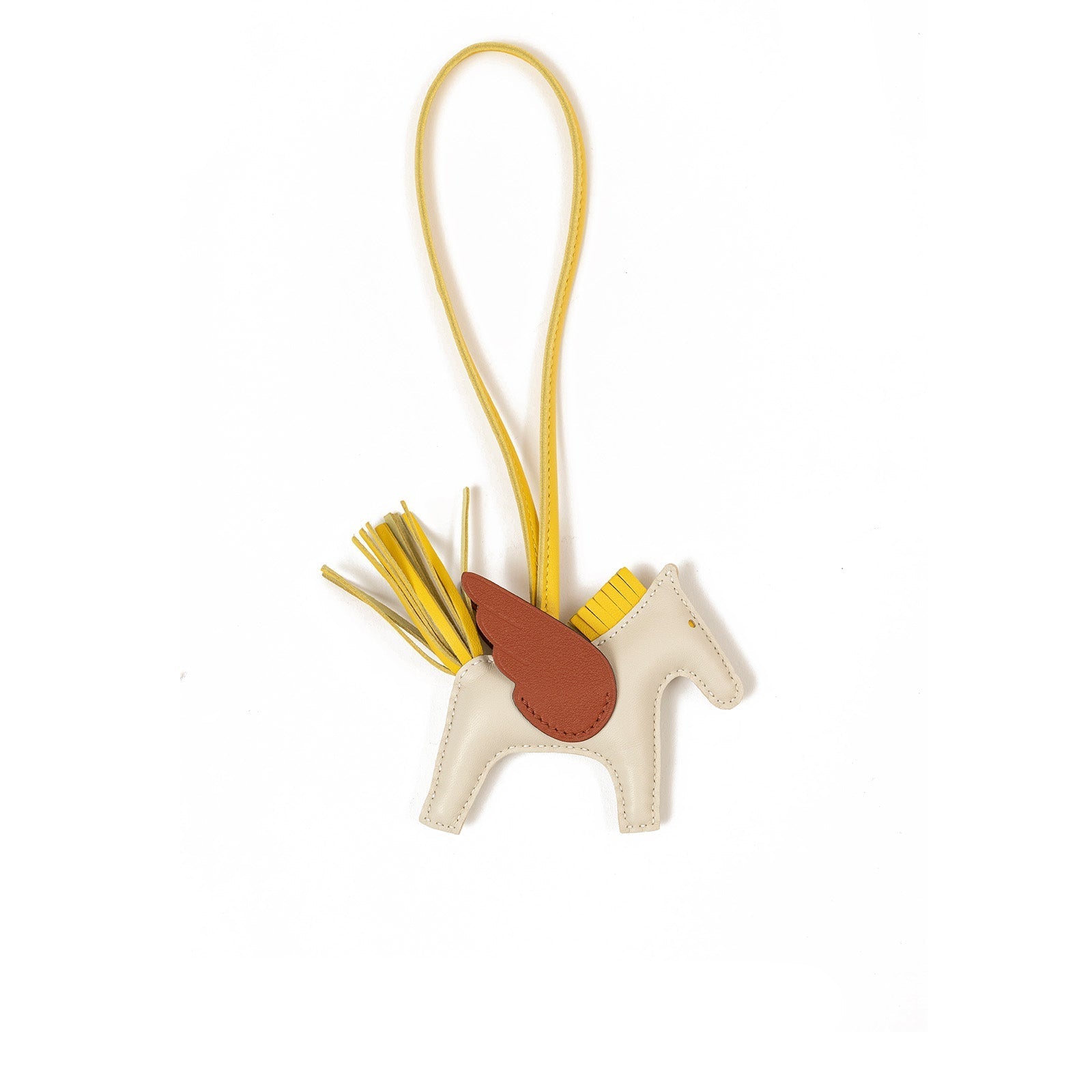 Hermès Rodeo Pegase PM Craie/Jaune De Naple/Cuivre Milo Lambskin