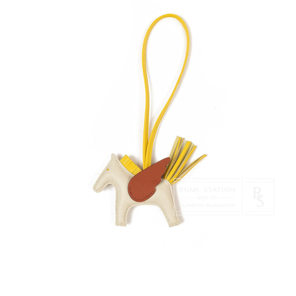 Hermès Rodeo Pegase PM Craie/Jaune De Naple/Cuivre Milo Lambskin