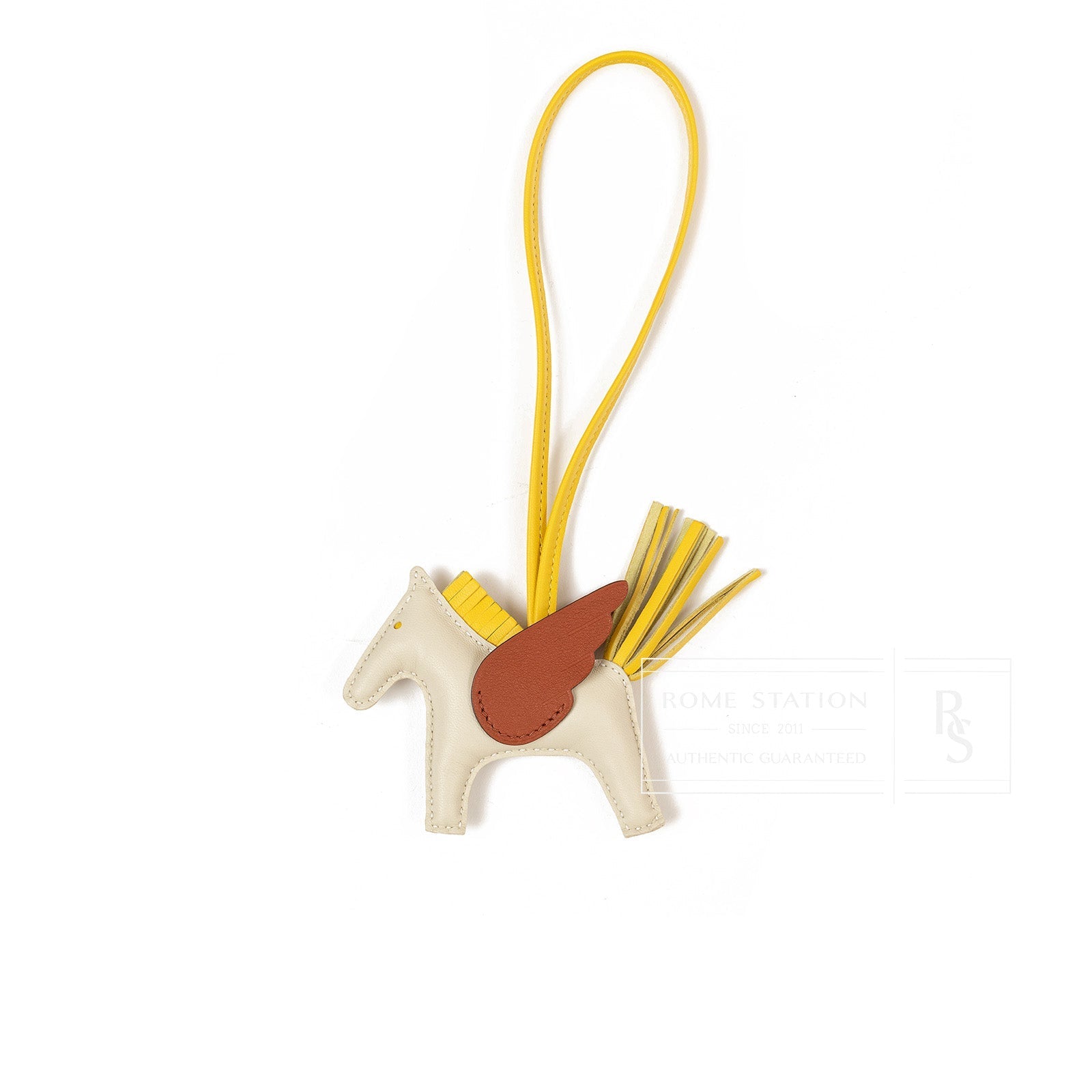 Hermès Rodeo Pegase PM Craie/Jaune De Naple/Cuivre Milo Lambskin
