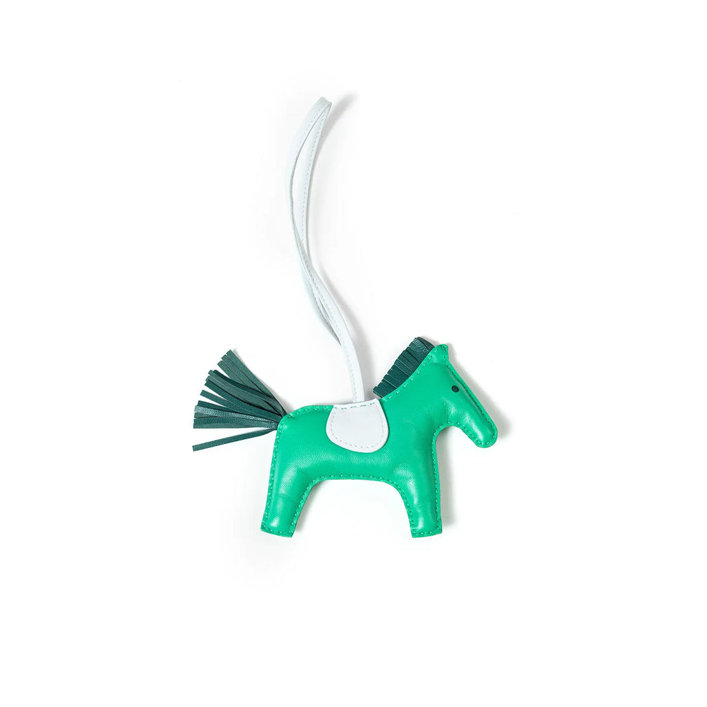 Hermès Rodeo PM Menthe/Malachite/Blue Brume Milo Lambskin