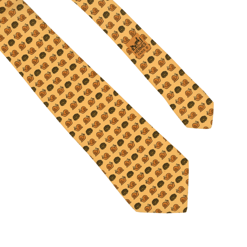 Hermes Silk Tie