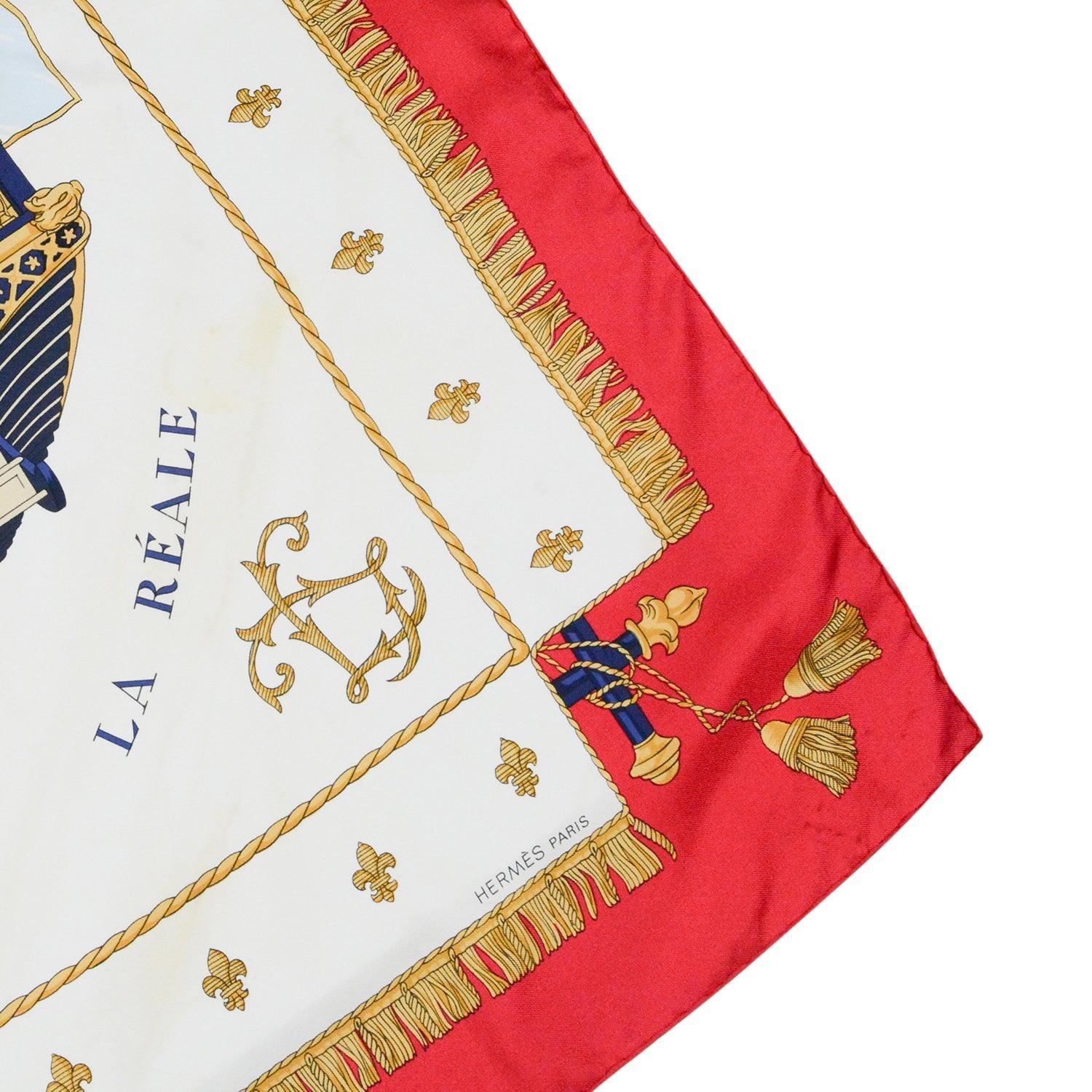 Hermes 'Vue du Carosse de la Galere La Reale' Scarf