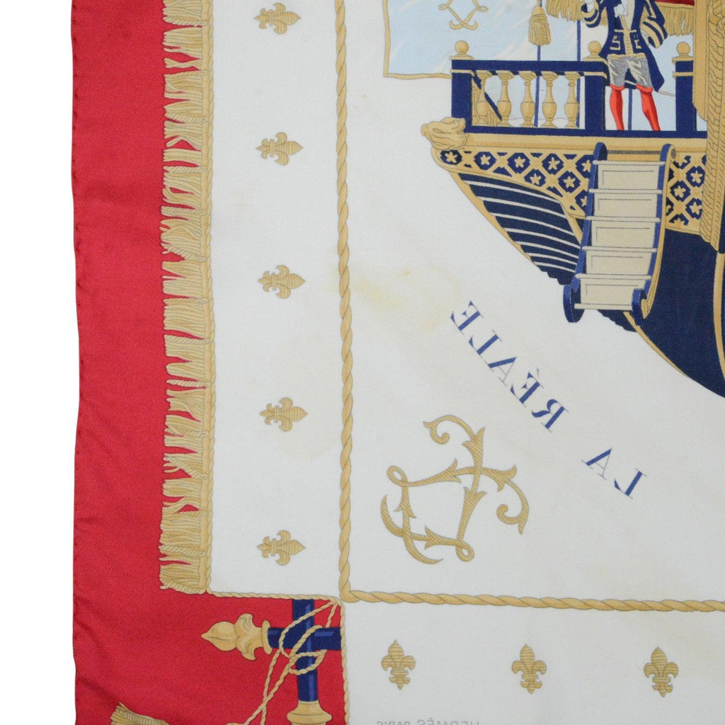 Hermes 'Vue du Carosse de la Galere La Reale' Scarf
