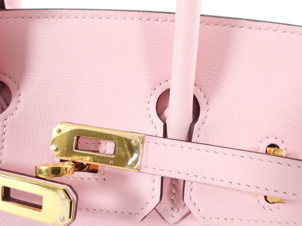 SOLD OUT - Hermes Birkin 25 Rose Sakura Veau Swift GHW