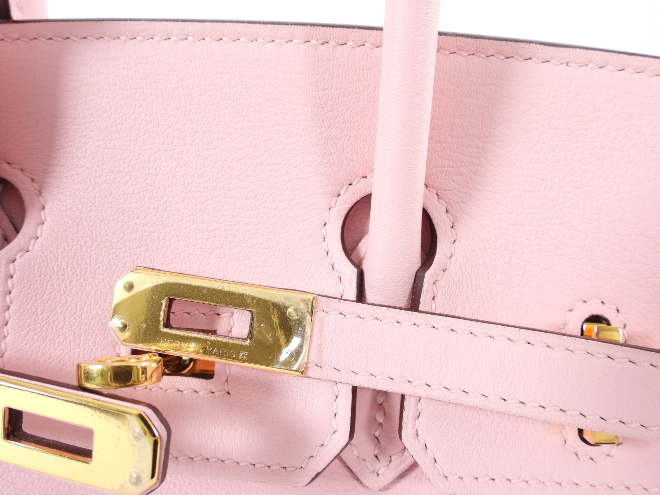 SOLD OUT - Hermes Birkin 25 Rose Sakura Veau Swift GHW