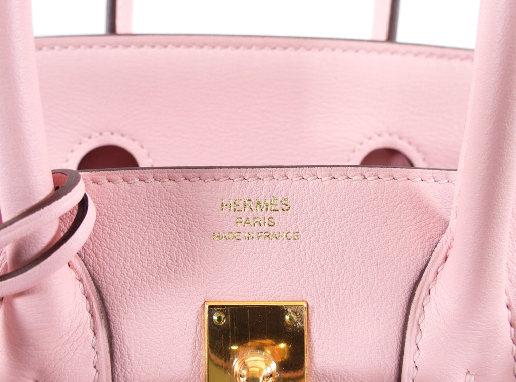 SOLD OUT - Hermes Birkin 25 Rose Sakura Veau Swift GHW