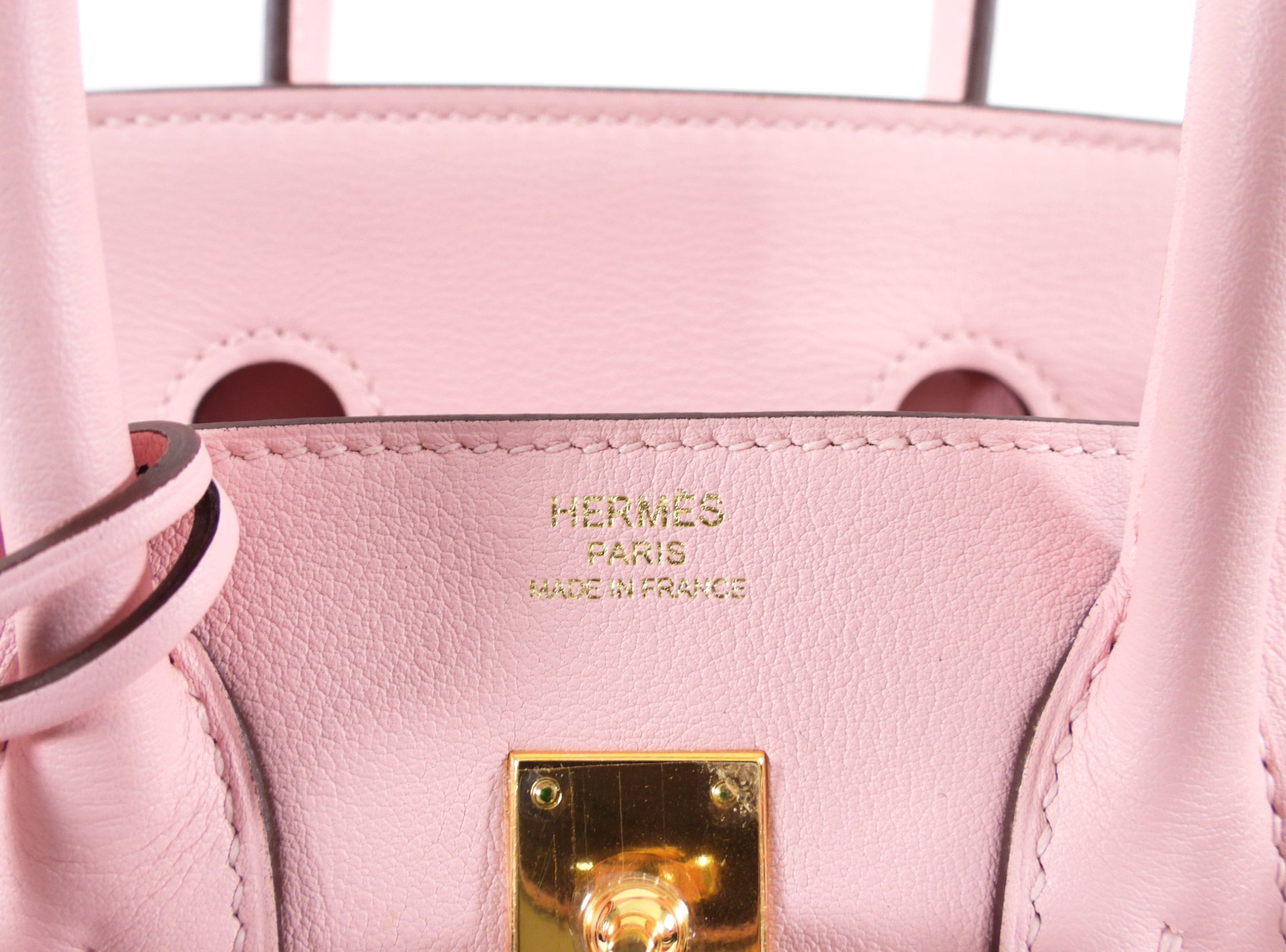 SOLD OUT - Hermes Birkin 25 Rose Sakura Veau Swift GHW