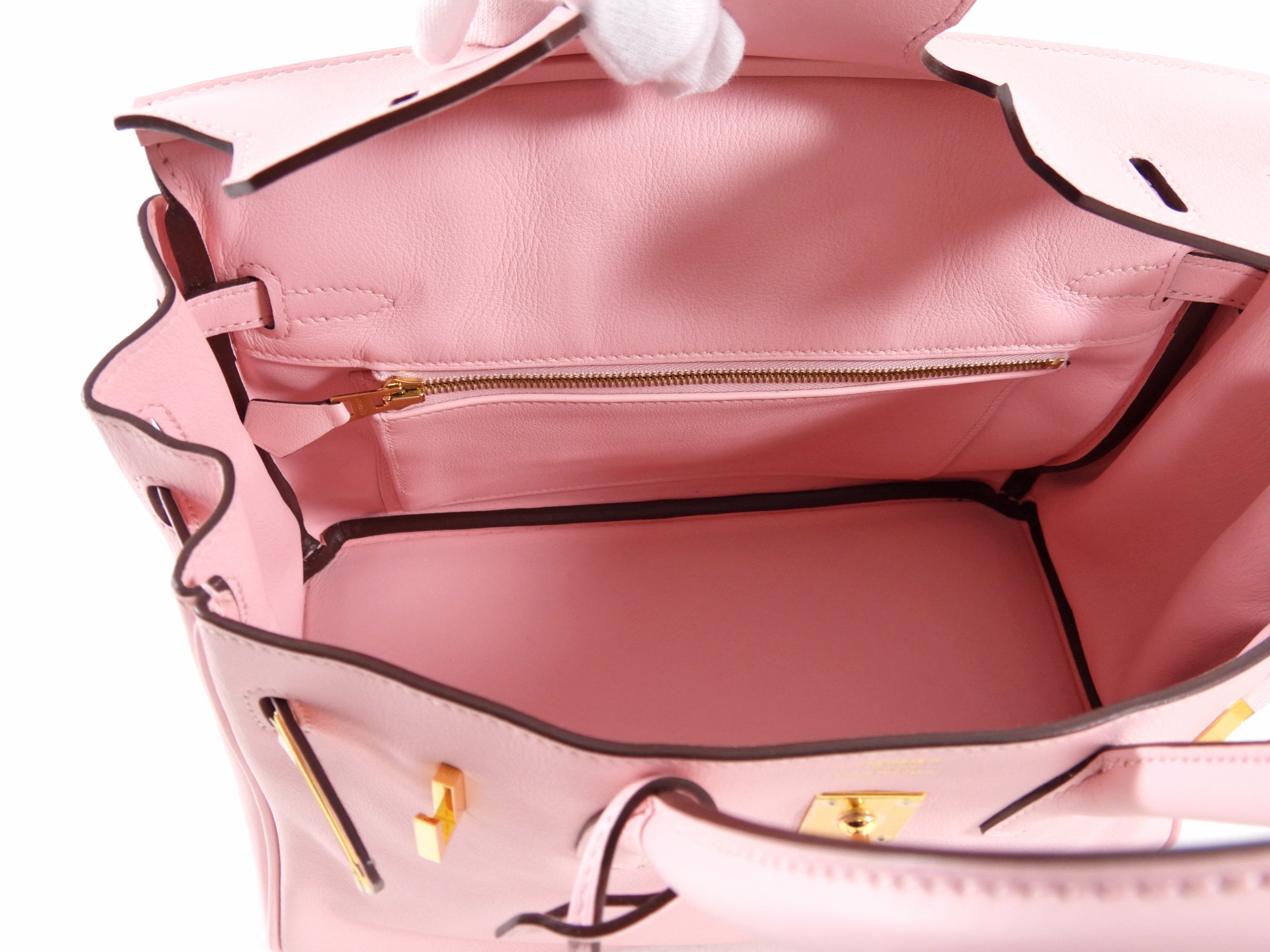 SOLD OUT - Hermes Birkin 25 Rose Sakura Veau Swift GHW