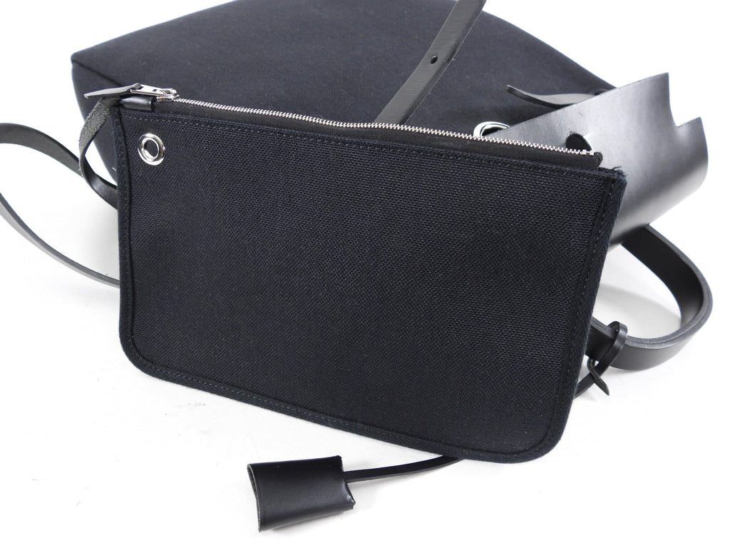Hermes Black Herbag A Dos Zip Retourne Backpack
