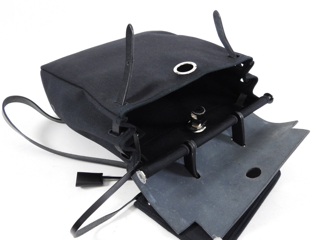 Hermes Black Herbag A Dos Zip Retourne Backpack