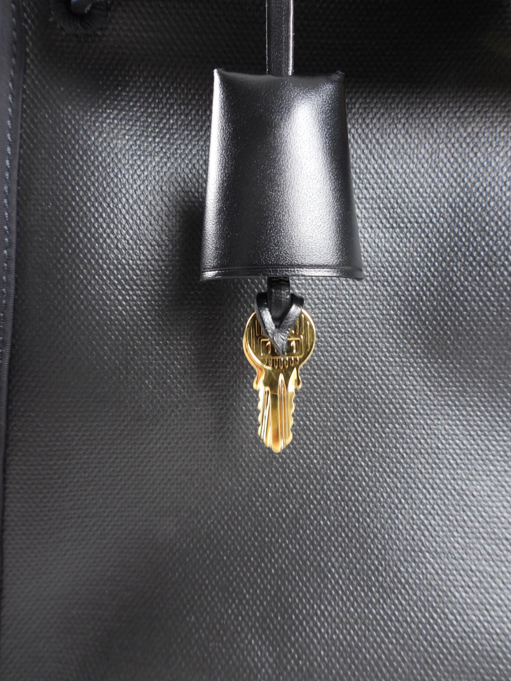 Hermes Herbag Zip 31 Black on Black Coated Canvas and Toile Berline