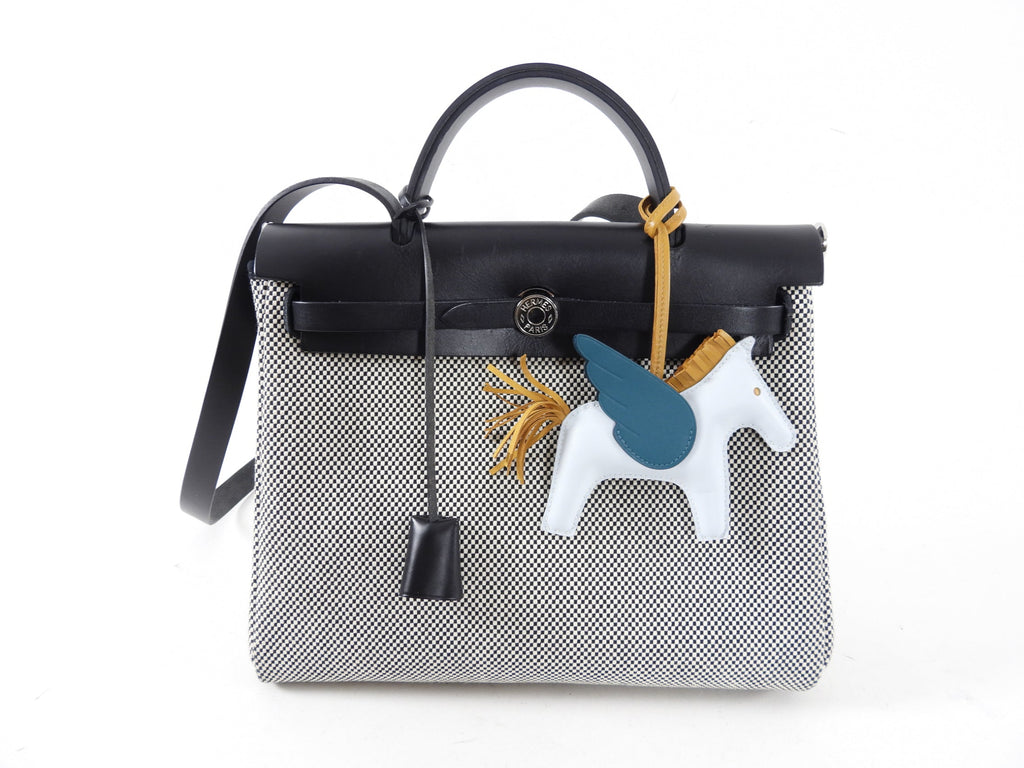 Hermes Herbag Zip 31 Toile Criss Cross Bag