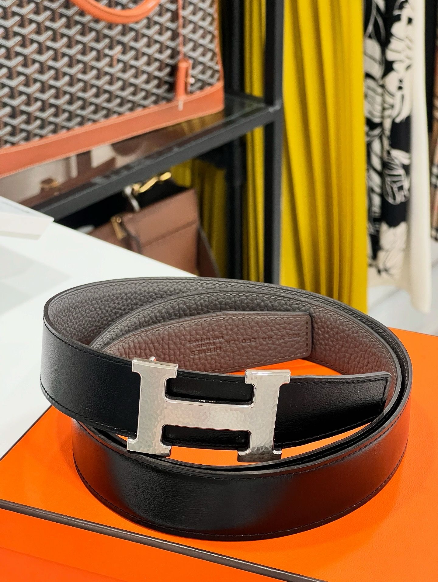 HERMÈS H CONSTANCE REVERSIBLE BELT