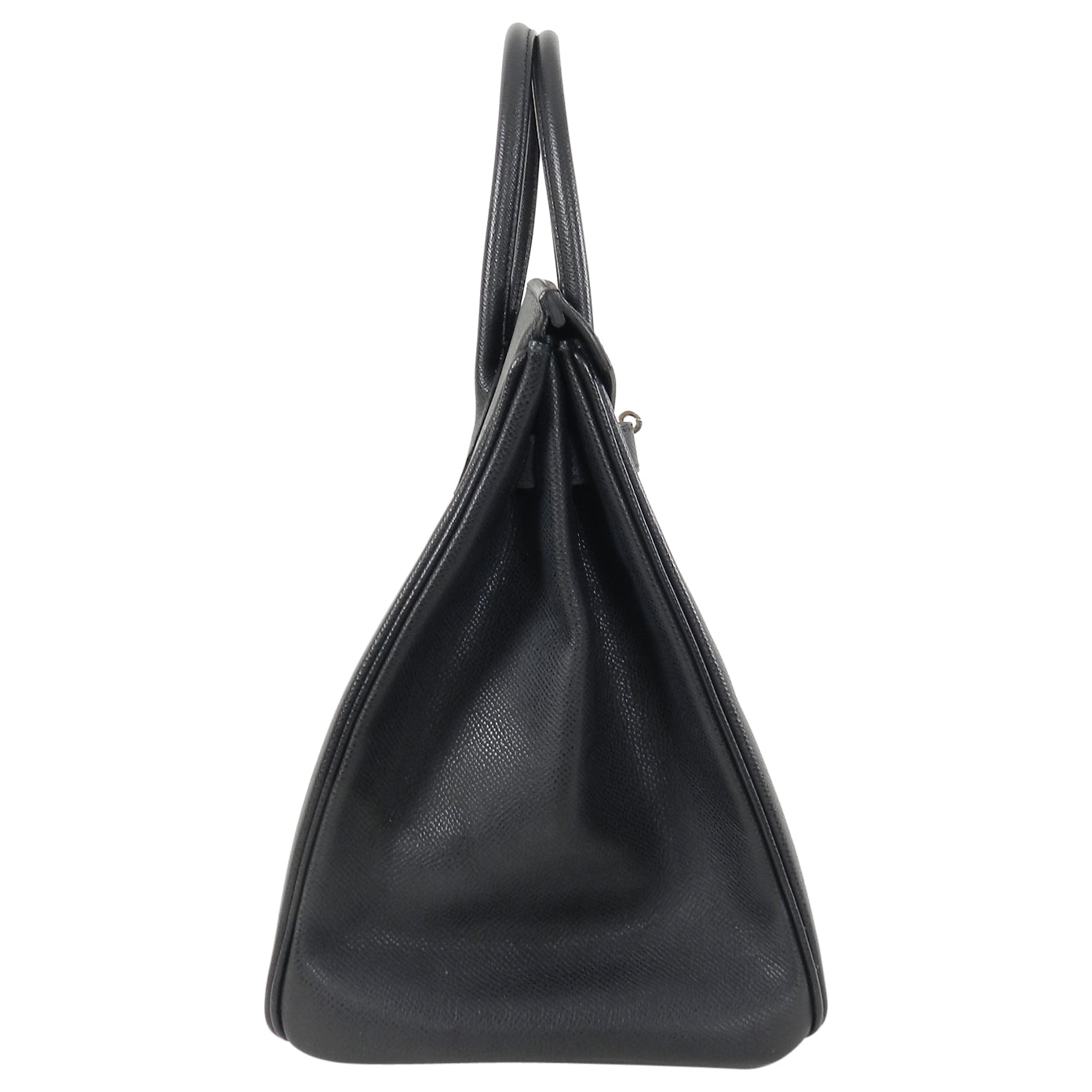 Hermes Birkin 35 Black Epsom Silver Hardware