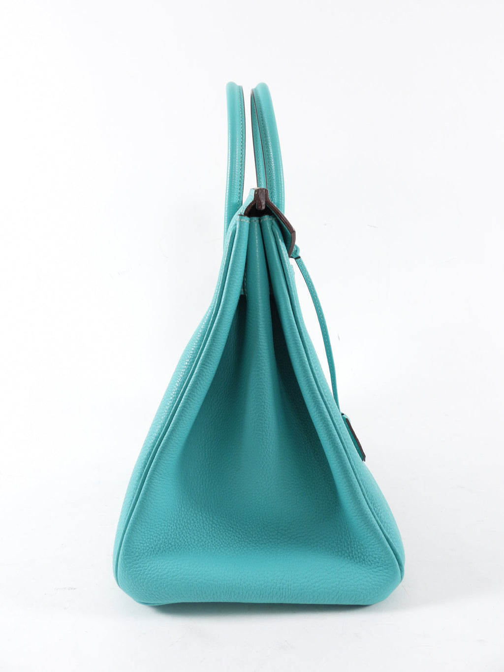 Hermes Birkin 35 PHW Togo Bleu Lagon / Blue Lagoon Bag