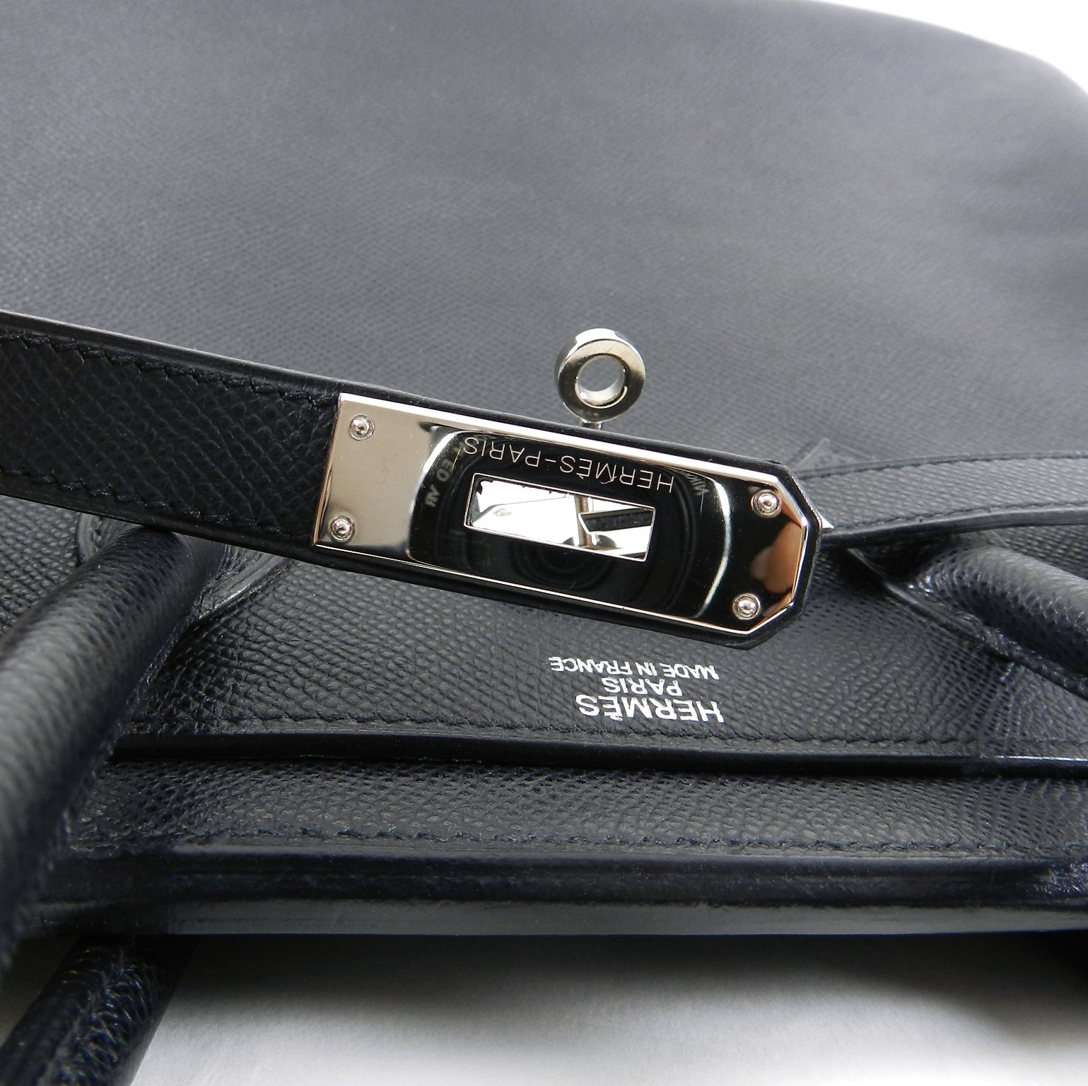 Hermes Birkin 35 Black Epsom Silver Hardware