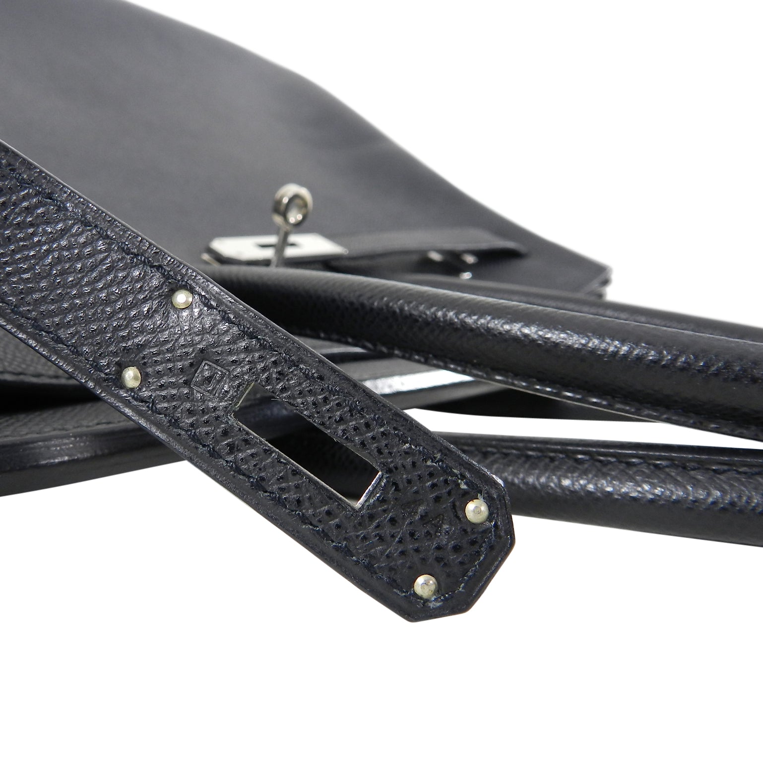 Hermes Birkin 35 Black Epsom Silver Hardware
