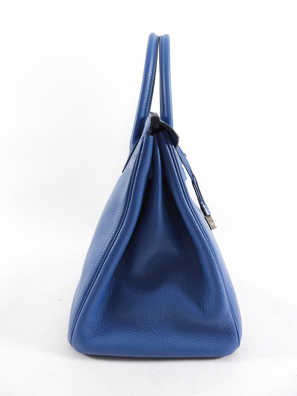Hermes Birkin 35 Bleu de Galice Blue Clemence PHW Bag