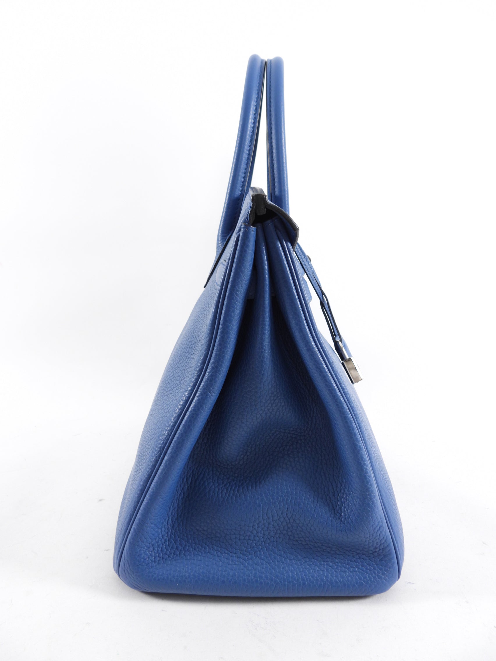 Hermes Birkin 35 Bleu de Galice Blue Clemence PHW Bag