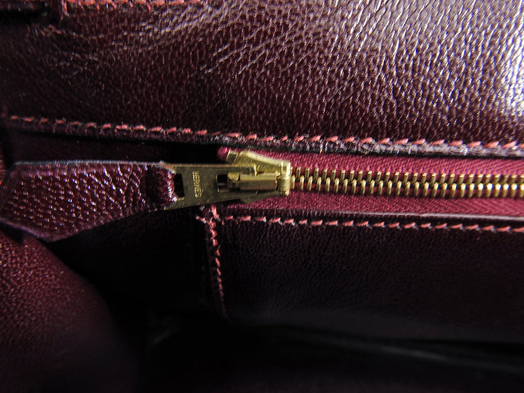 Hermes Vintage 2001 Bordeaux Alligator Birkin 30 GHW