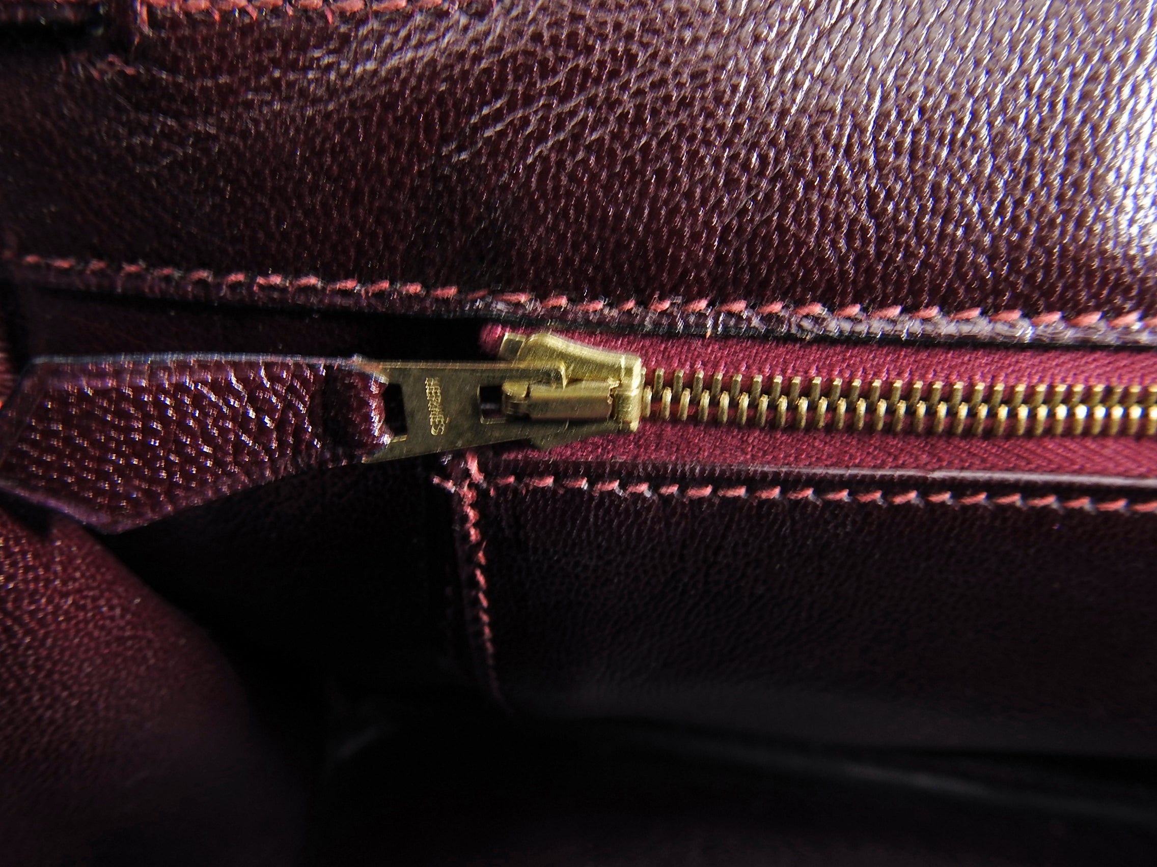 Hermes Vintage 2001 Bordeaux Alligator Birkin 30 GHW