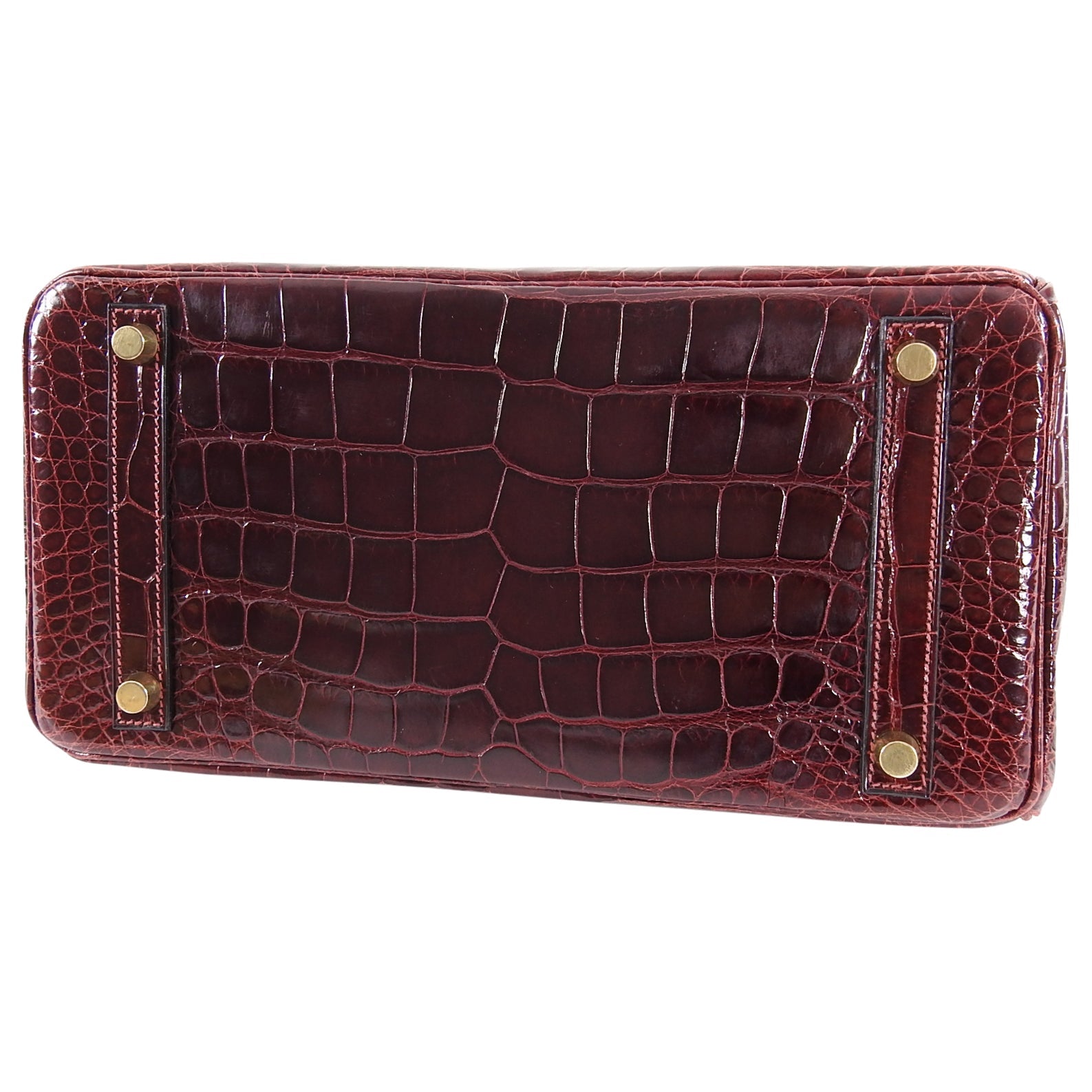 Hermes Vintage 2001 Bordeaux Alligator Birkin 30 GHW