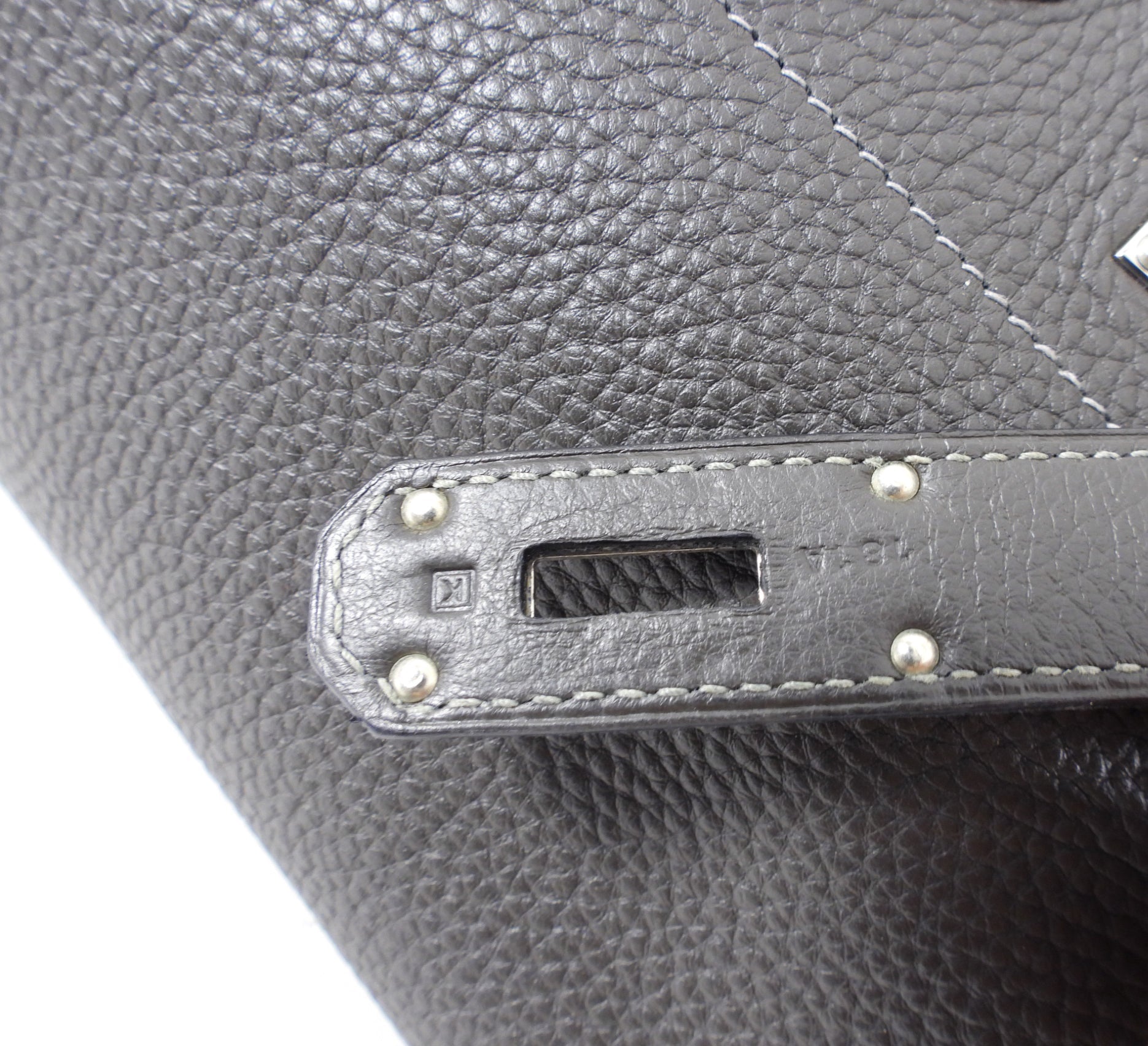 Hermes JPG Shoulder Birkin Graphite Clemence